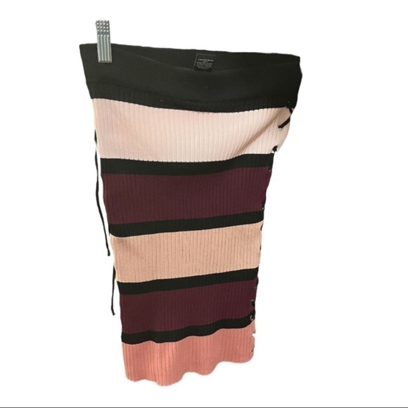 New Look Ribbed Outfit Set Pink and Purple Laced Size XL - Picture 3 of 8